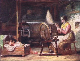 Ein Zuhause in Donegal, aus Einblicke in viele Länder: Irland, veröffentlicht von Adams & Charles, 1909